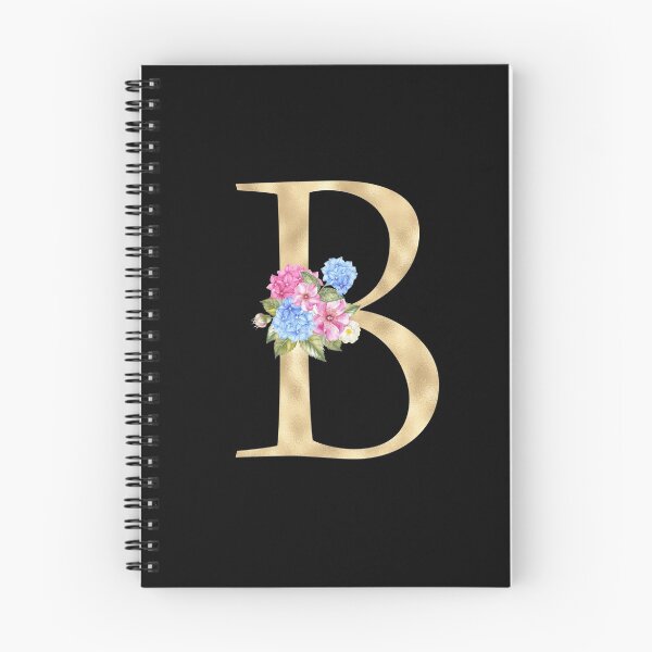 Artikelvorschau, Goldbuchstabe B mit Gartenblumen | Blumenhochzeitsbriefe entworfen und verkauft von SerendipityNow.