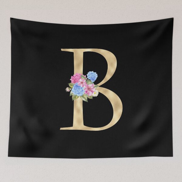 Item preview, Gold Letter B With Garden Flowers | Floral Wedding Letters designed and sold by SerendipityNow.