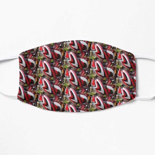 Cycling Helmet Resting by Avril Thomas Mask