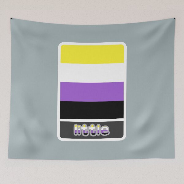 Item preview, Flag Tag (Nonbinary(Little)) designed and sold by MyRedBottom.