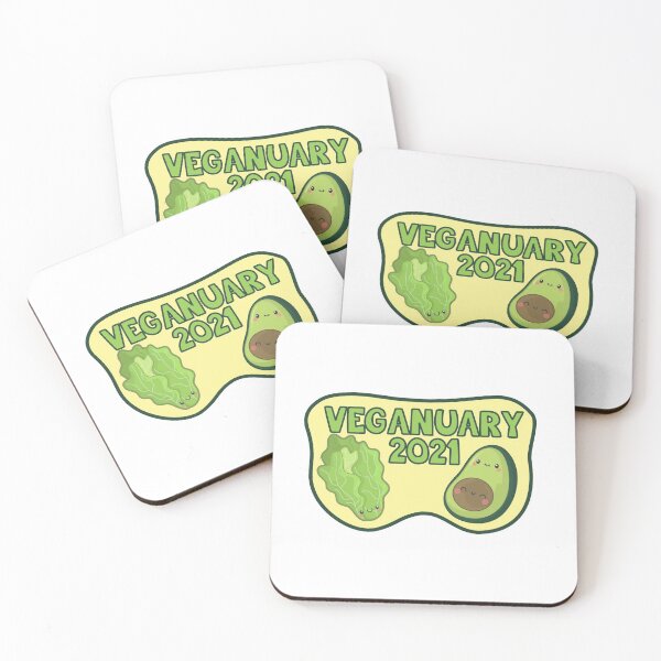 Item preview, VEGANUARY 2021 - AVOCADO & LETTUCE designed and sold by bluewaydesign.