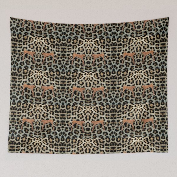 Item preview, Leopard Rock Art Spirit Ancestor Warrior designed and sold by SpiritGifts.