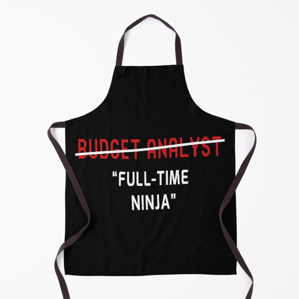 Item preview, Budget Analyst Funny Full Time Ninja Joke Gift designed and sold by trendo.