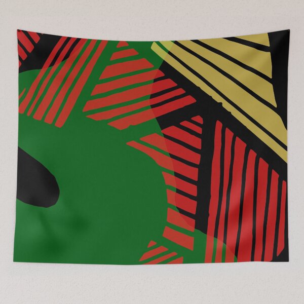Item preview, Organic Abstract Art Grid On Black Background designed and sold by DaughterofYah.