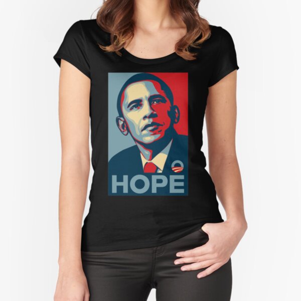 Obama Hope  Fitted Scoop T-Shirt