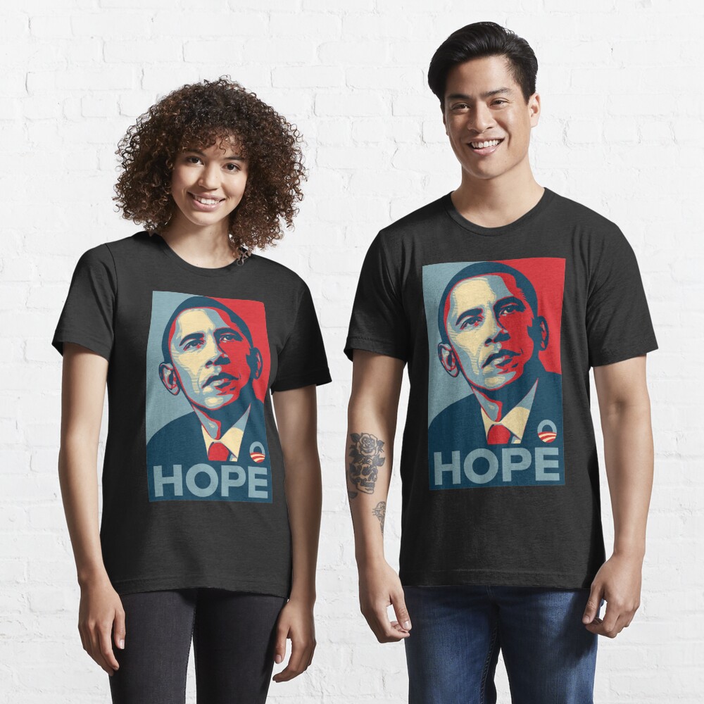 bent Fancy Mobilisere Obama Hope " Essential T-Shirt for Sale by EarthlingDesign | Redbubble