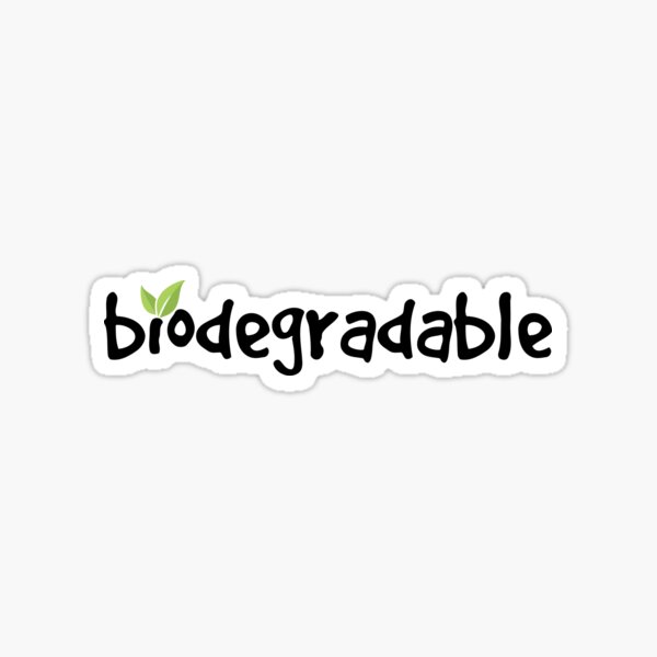 biodegradable Sticker