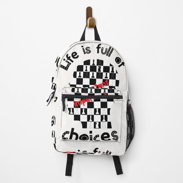Item preview, Life is full of important choices chess designed and sold by Eva-Success.