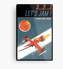 Let's Jam - Cowboy Bebop Metal Print