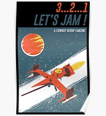 Let's Jam - Cowboy Bebop Poster