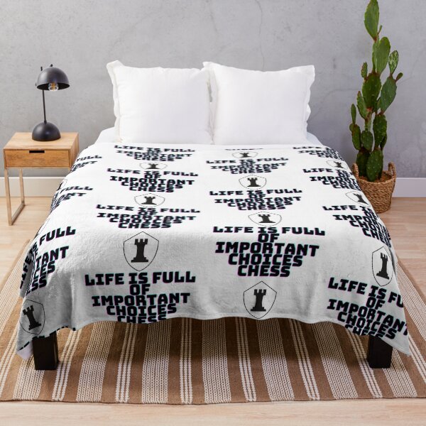 Item preview, Life Is Full Of Important Choices Chess designed and sold by leonmarket.