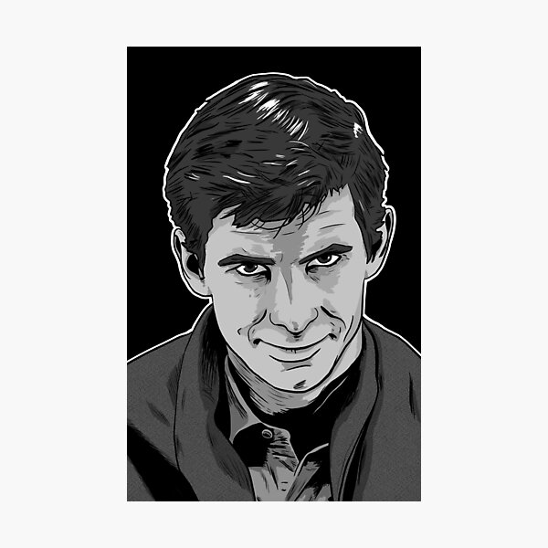 Item preview, Norman Bates designed and sold by blacksnowcomics.