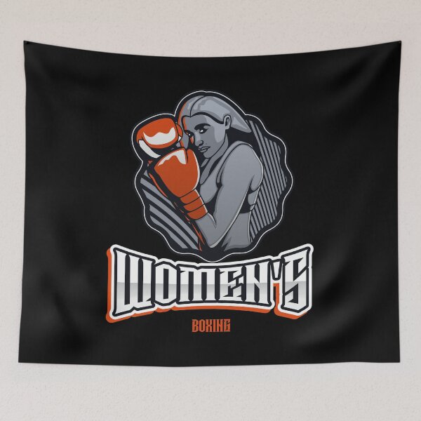Item preview, Women Boxing - Women in Sports designed and sold by ManiaTeec.