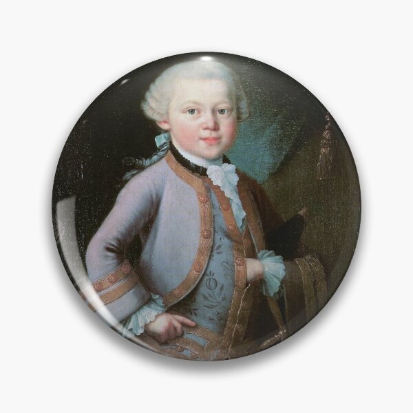 Item preview, The Boy Mozart painting designed and sold by MoriVond.