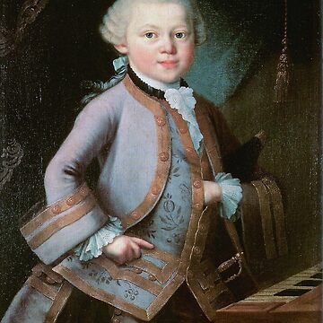 Artwork thumbnail, The Boy Mozart painting by MoriVond