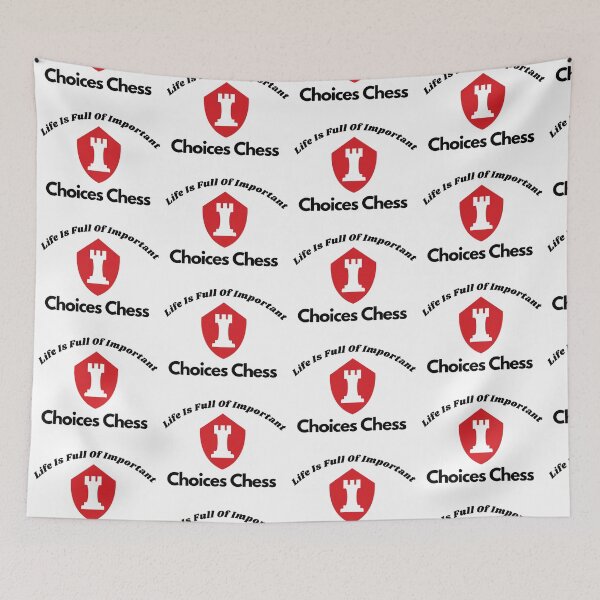 Item preview, Life Is Full Of Important Choices Chess designed and sold by leonmarket.