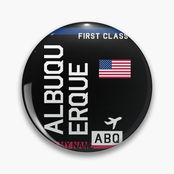 Artikelvorschau, Flugticket Albuquerque in schwarz entworfen und verkauft von swaynowo.