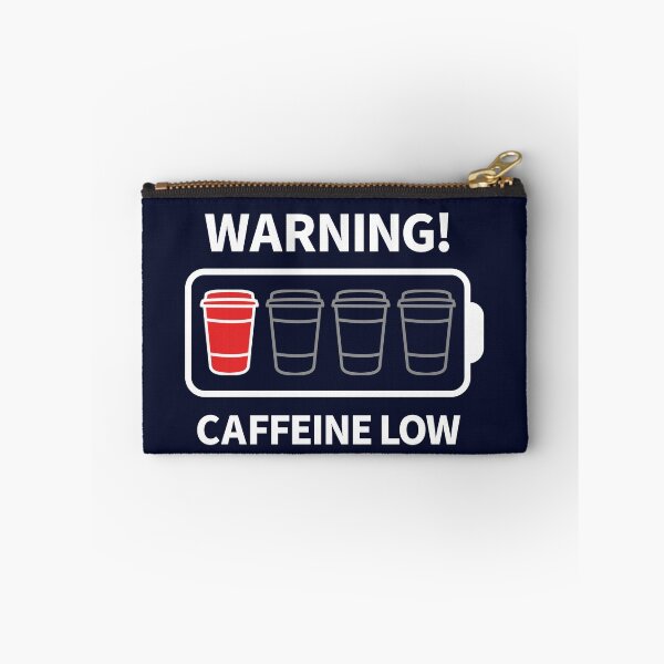 Item preview, Warning Caffeine Low designed and sold by GeeksUnique.