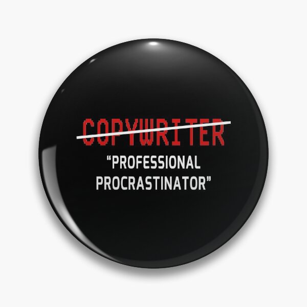 Item preview, Copywriting Professional Procrastinator Joke Copywriter Gift designed and sold by trendo.