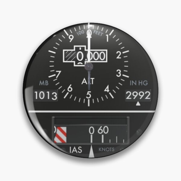 Item preview, Vintage Boeing 737 Standby Altitude Indicator designed and sold by Jetlag71.