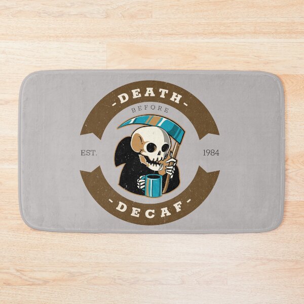 Item preview, Death before Decaf 1984 designed and sold by ForStrong.