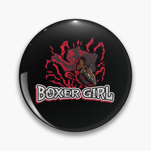 Aperçu de l'œuvre Boxe féminine - Les femmes dans le sport créée et vendue par ManiaTeec.