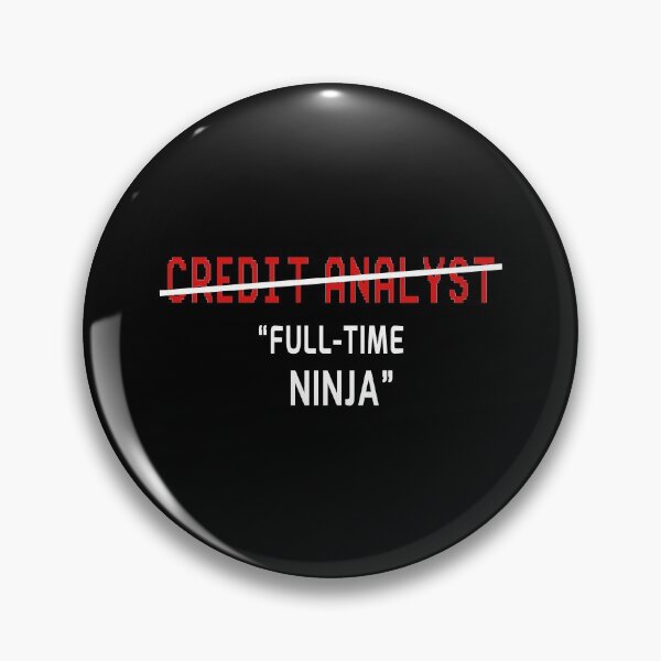 Item preview, Credit Analyst Gift Funny Joke Saying Full Time Ninja designed and sold by trendo.