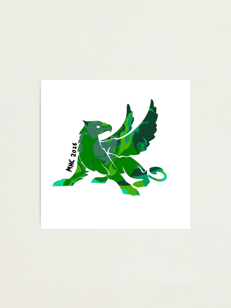 "Mount Holyoke 2025 Marbled green griffin" Photographic Print for Sale