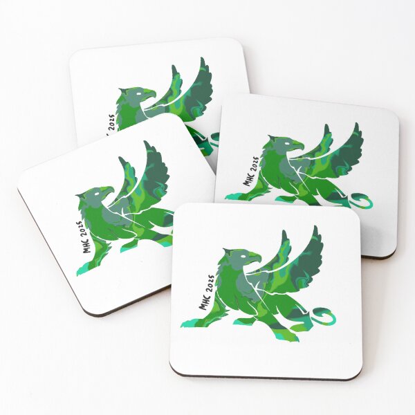 Item preview, Mount Holyoke 2025 Marbled green griffin designed and sold by Vivi Corre.
