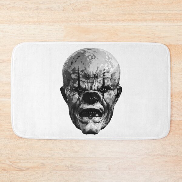 Item preview, Evil Clown Face black and white designed and sold by PeterADesign.