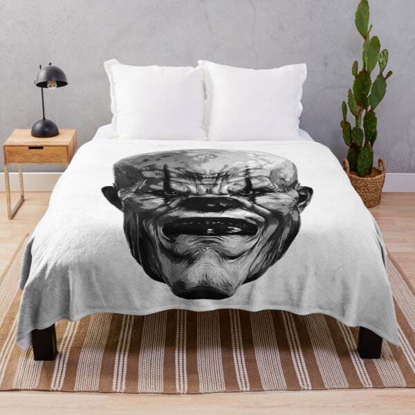 Item preview, Evil Clown Face black and white designed and sold by PeterADesign.