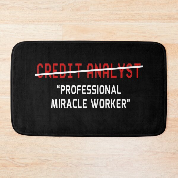 Item preview, Credit Analyst Gift Funny Joke Professional Miracle Worker designed and sold by trendo.