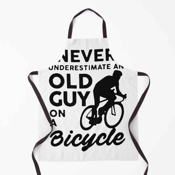 Item preview, never underestimate an old man on a bicycle designed and sold by Funny Tee.