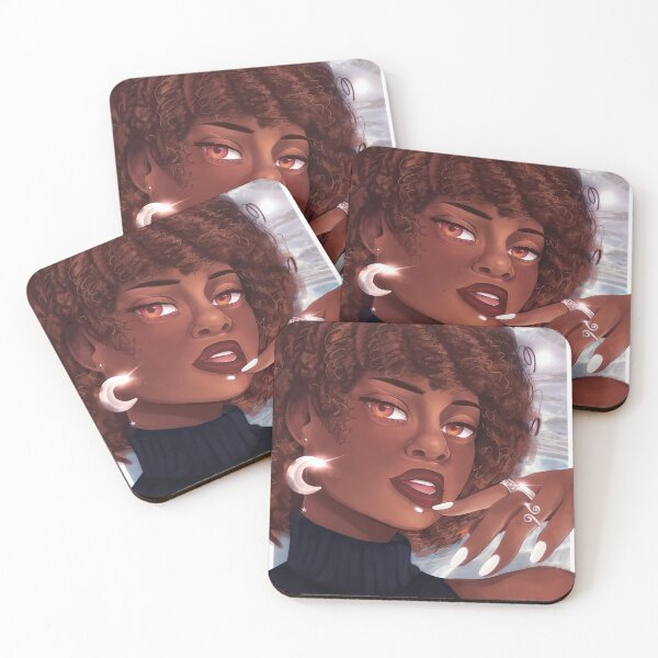Item preview, Black girl with afro designed and sold by konajo.