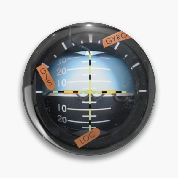 Item preview, Vintage Boeing 737 Standby Attitude Indicator designed and sold by Jetlag71.