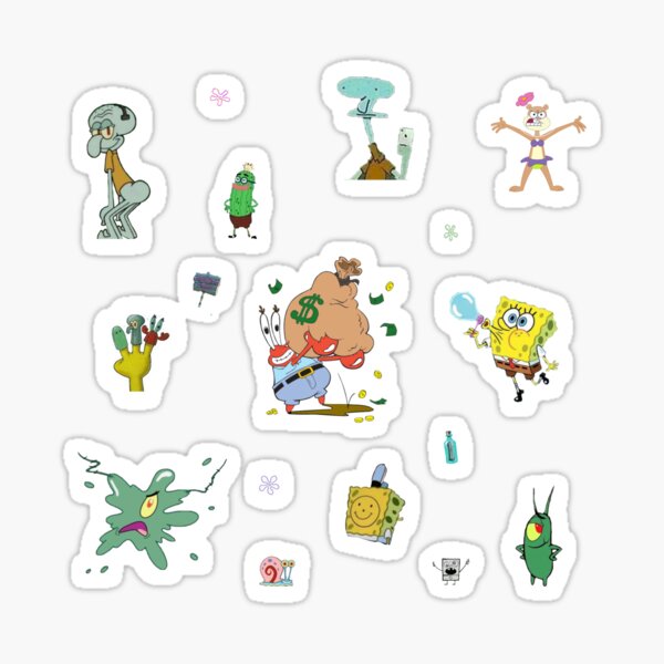 Spongebob Sticker For Sale By Ariana1414 Redbubble 4512