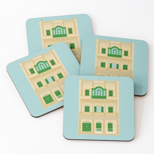 Item preview, Traditional Maltese Villa designed and sold by JustGottaDraw.
