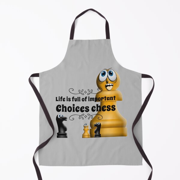 Item preview, Life is Full of Important Choices Chess designed and sold by Cute-Jory-Store.