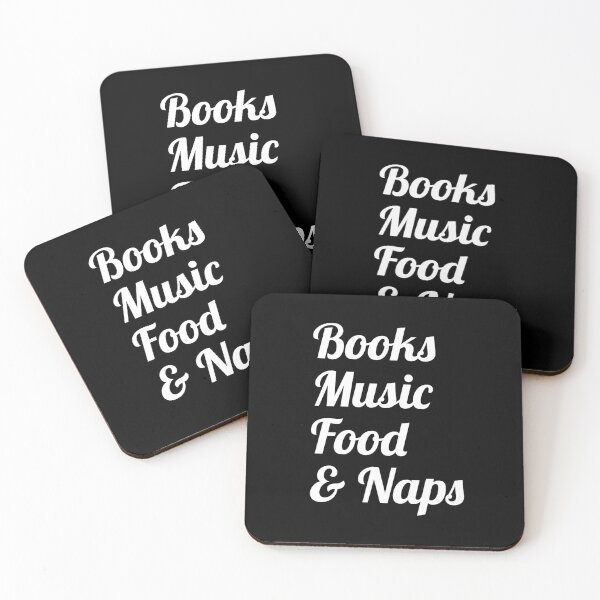 Item preview, Book Music Food And Naps designed and sold by evokearo.