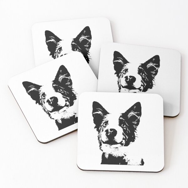 Item preview, Border Collie - Black and White designed and sold by ShareJoy.