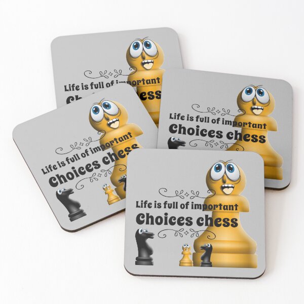 Item preview, Life is Full of Important Choices Chess designed and sold by Cute-Jory-Store.