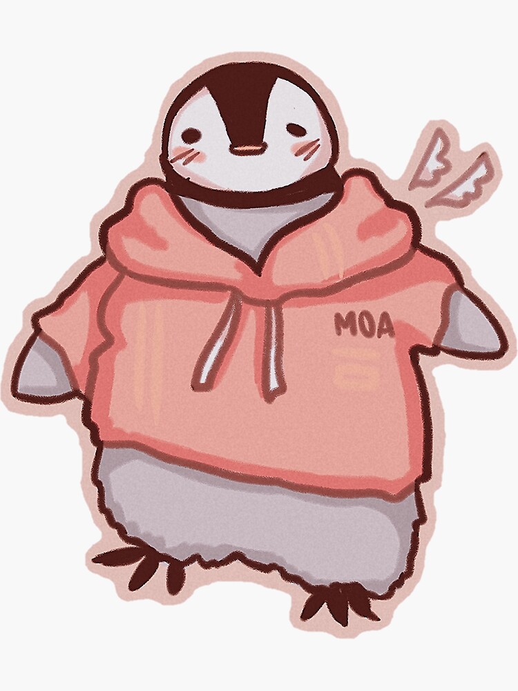 Thumbnail 3 von 3, Sticker, penguin huening kai designt und verkauft von angiflxwies.