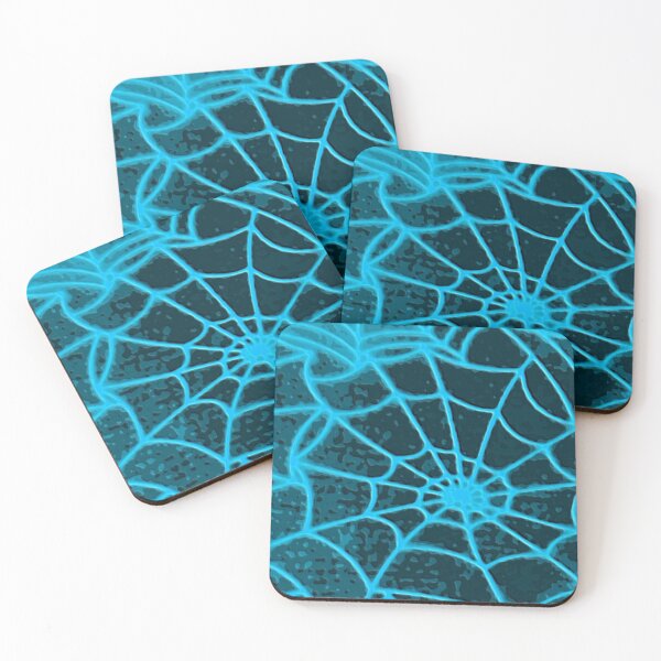 Item preview, Neon Web - Blue designed and sold by DuskWingArts.