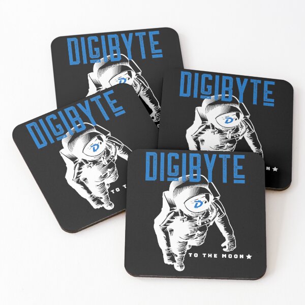 Item preview, Digibyte DGB Cryptocurrency Moon Man designed and sold by Bitcoin-Fashion.