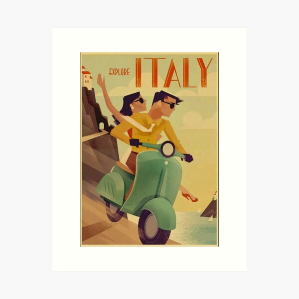 Item preview, Explore Italy retro designed and sold by fitplus.