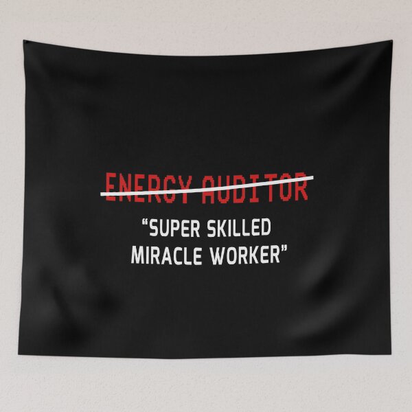 Item preview, Energy Auditor Super Skilled Miracle Worker Gift designed and sold by trendo.