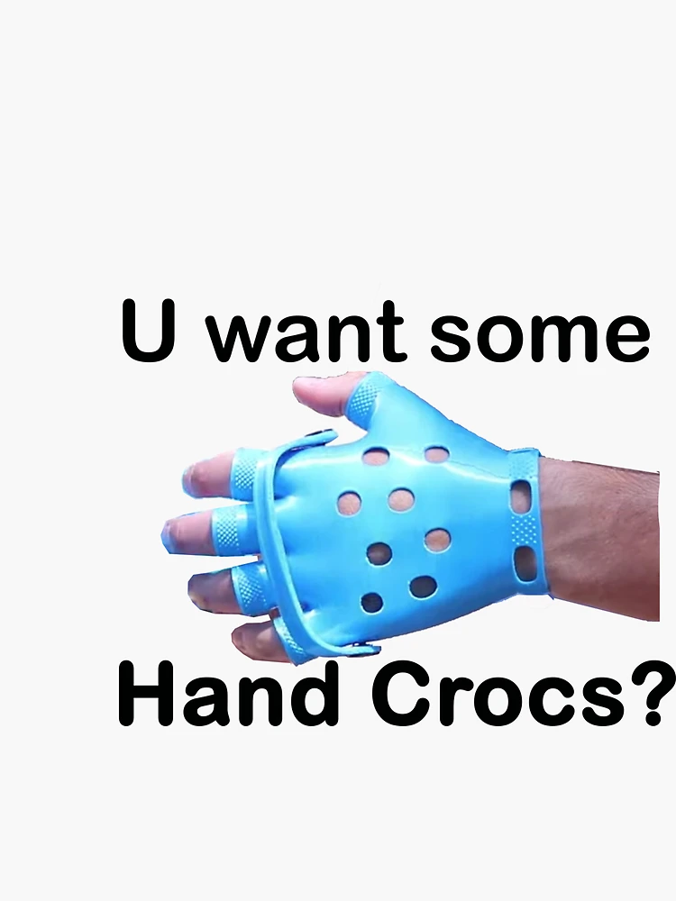 Crocs hands hotsell