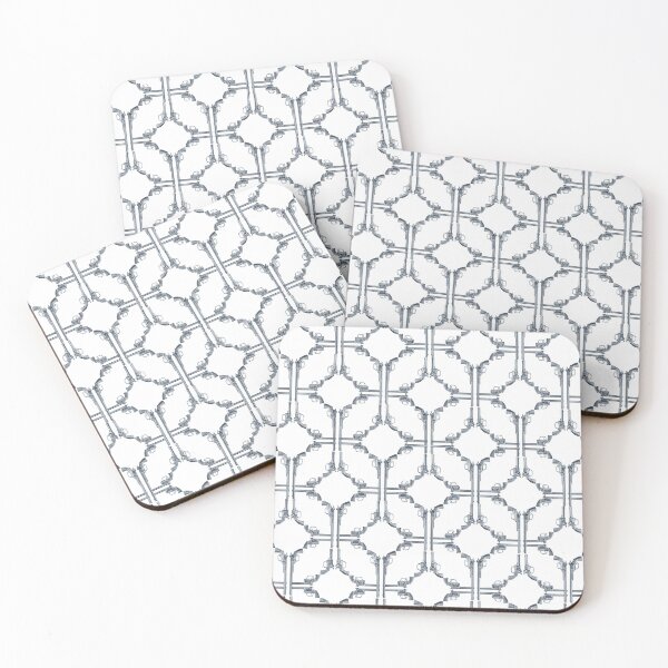 Item preview, Repeating Revolver Pattern/White designed and sold by kimopix.