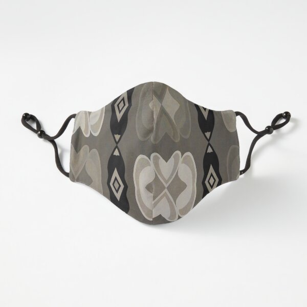 East African Neutral Hearts and Diamonds Pattern Fitted 3-Layer