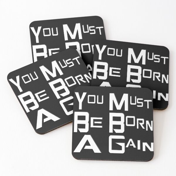 Item preview, YOU MUST BE BORN AGAIN - BIBLE VERSE designed and sold by Ralek.